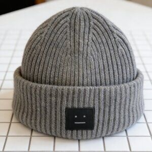 Acne Studios Gray Knit Beanie